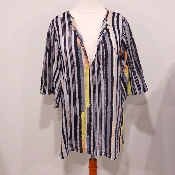 MARC by Marc Jacobs Stingray Grey Fine Cotton Relaxed Fit Top- Sz. XS - Picture 4 of 16